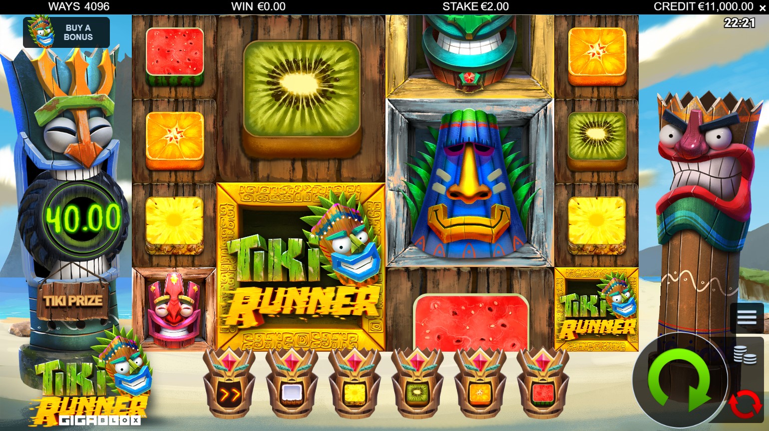 Tiki-Runner-GigaBlox-slot-overview